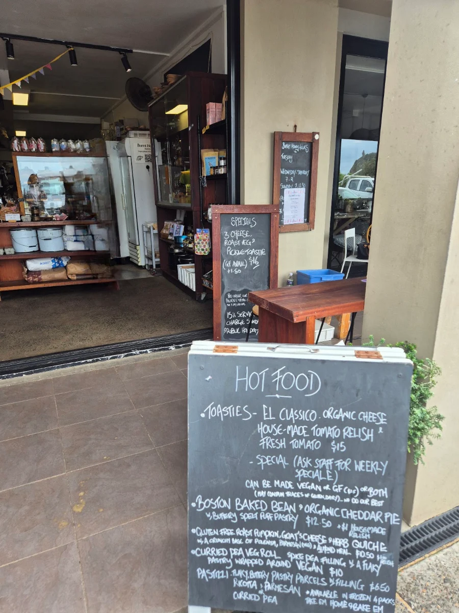 Menu, Burnt Honey Bakery