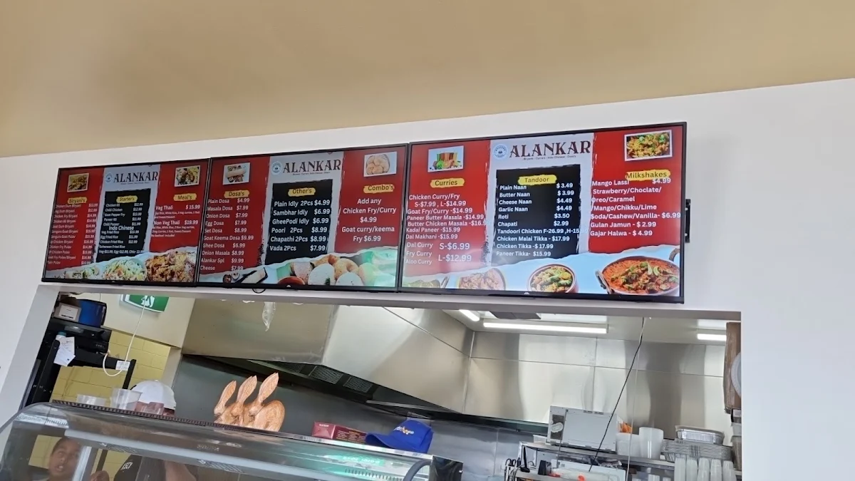 Menu, Alankar