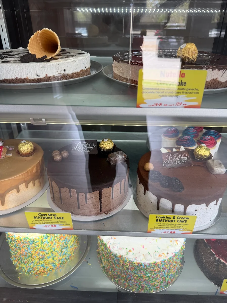 Menu, Choose A Cake Huntingdale