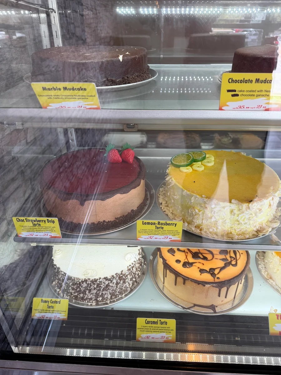 Menu, Choose A Cake Huntingdale