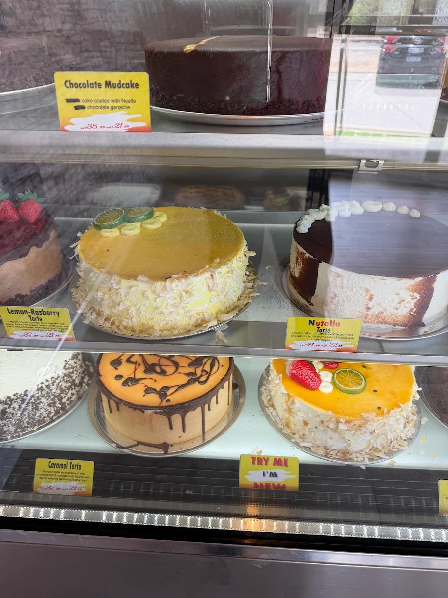 Menu, Choose A Cake Huntingdale