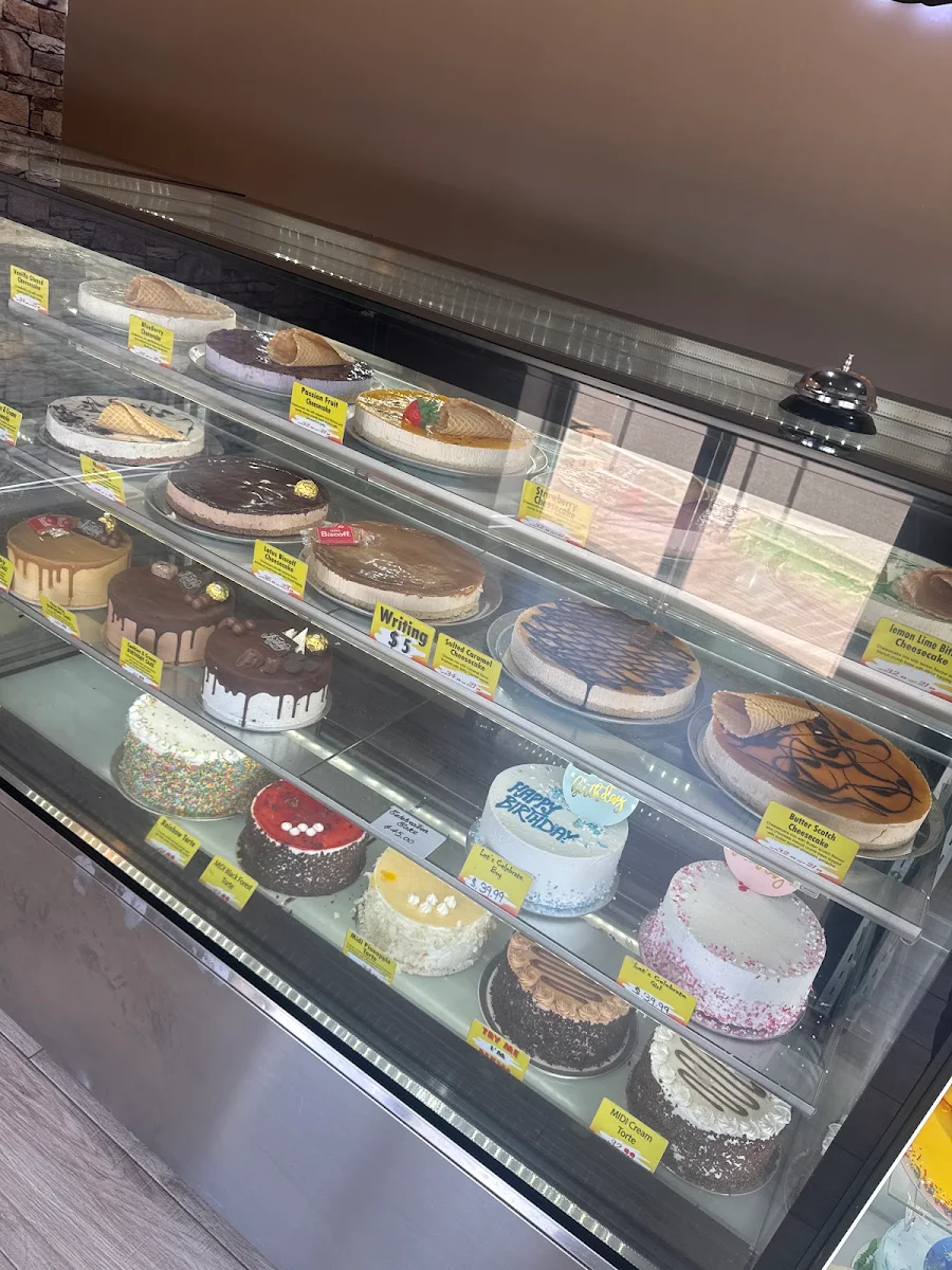 Menu, Choose A Cake Huntingdale