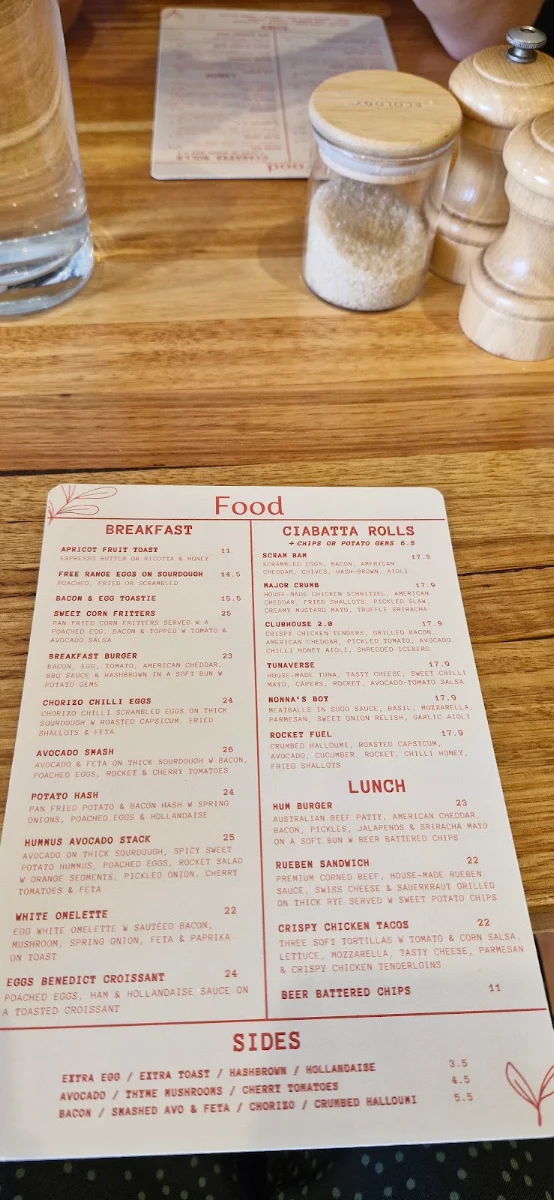 Menu, Revitalise