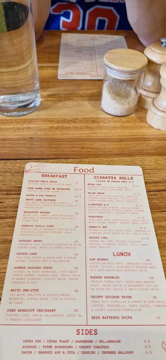 Menu, Revitalise