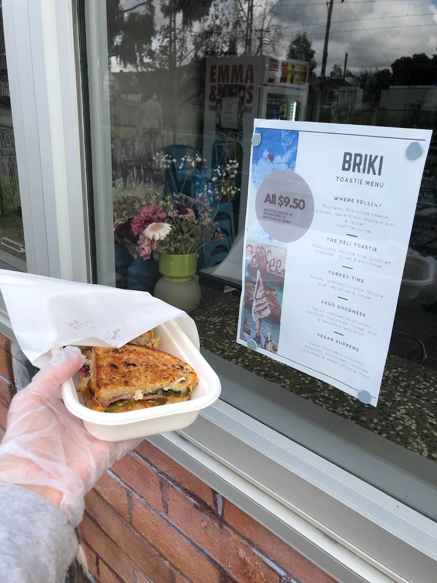 Menu, Briki cafe