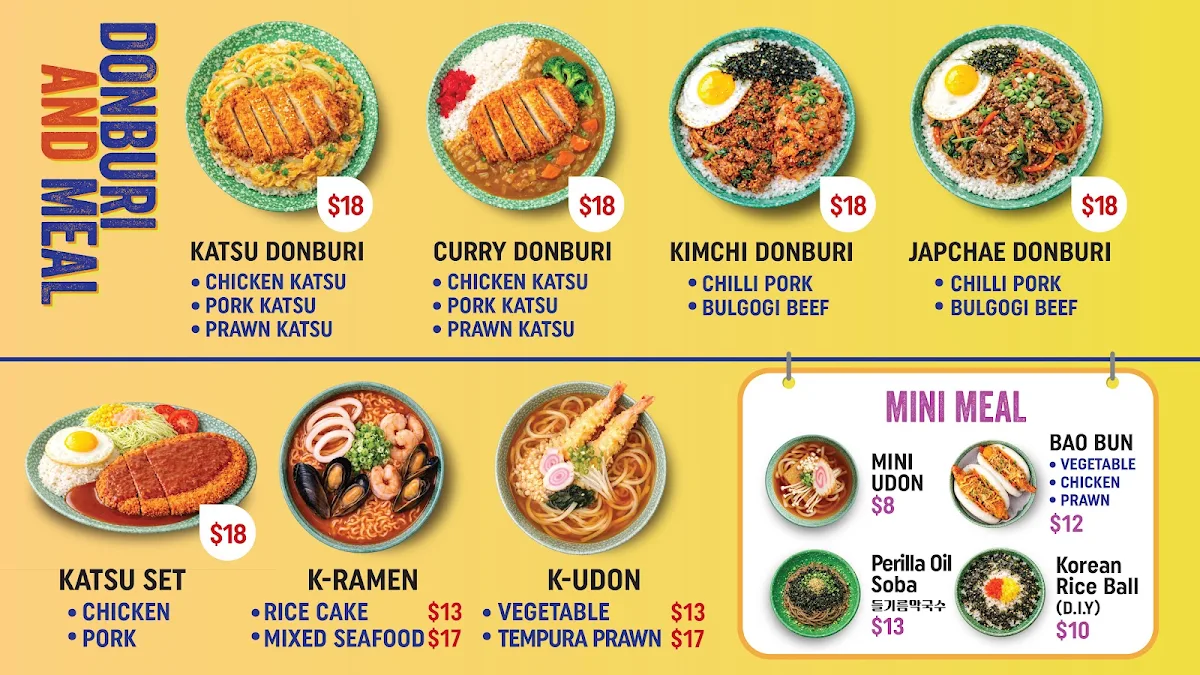 Menu, Brother Katsu Newington