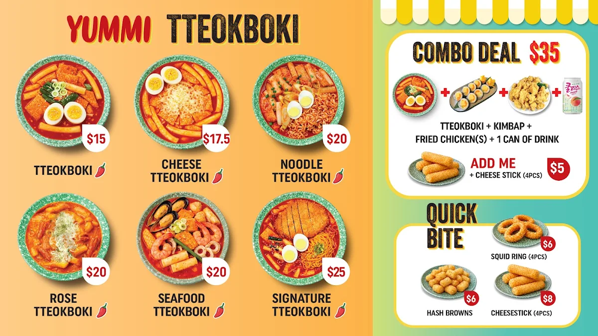 Menu, Brother Katsu Newington