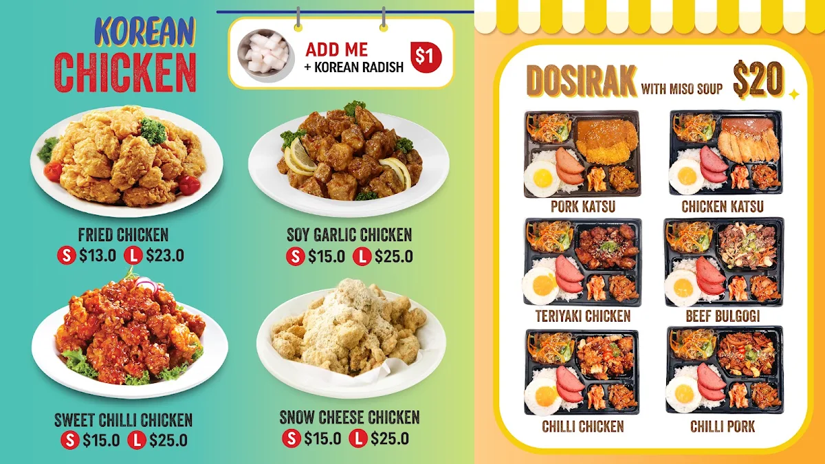 Menu, Brother Katsu Newington