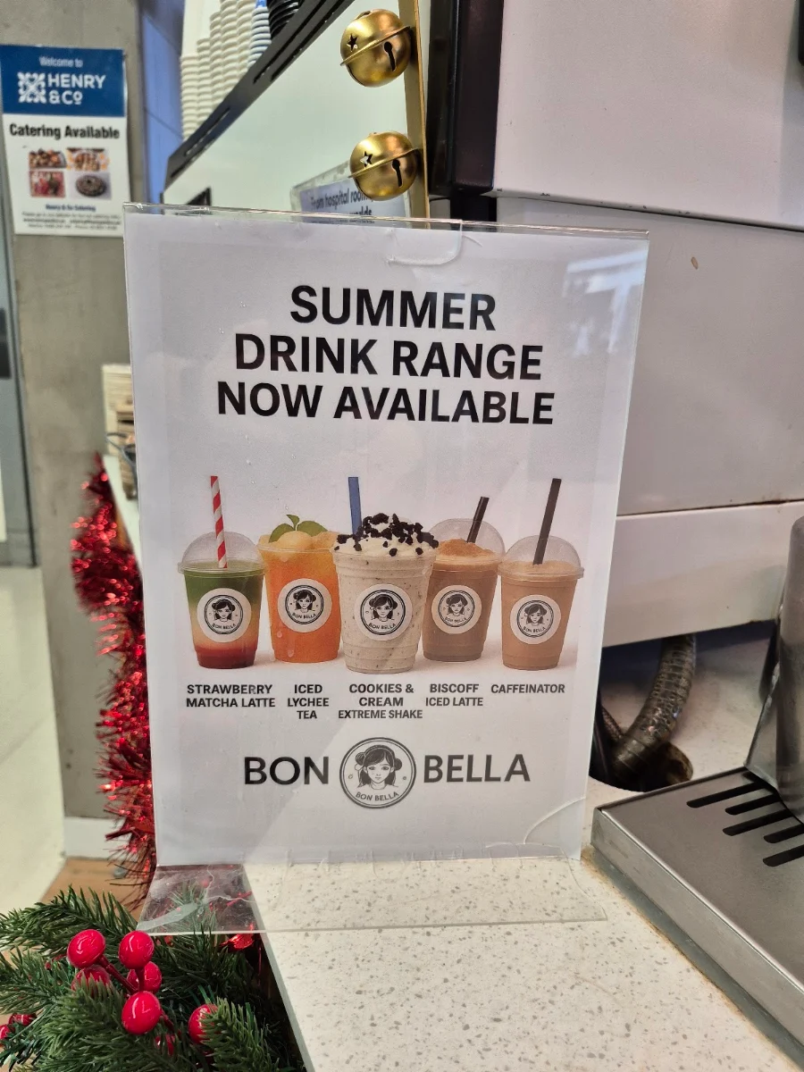 Menu, Bon Bella