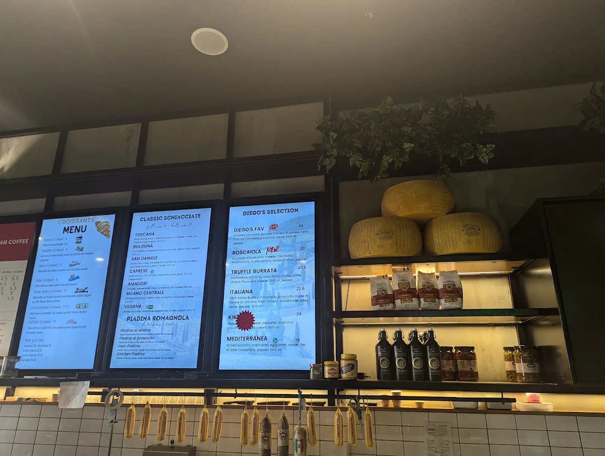 Menu, Diego & Co. Traditional Italian Deli