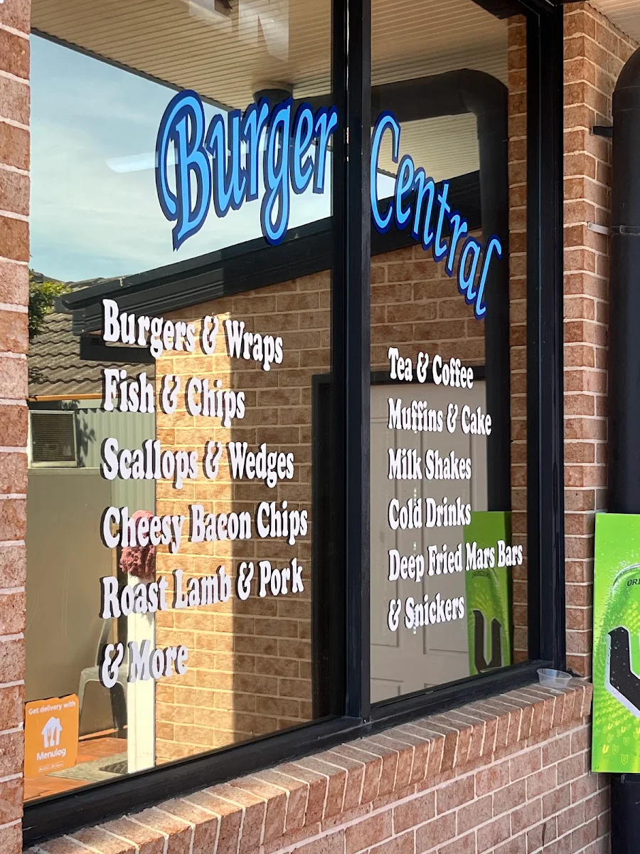 Menu, Burger Central