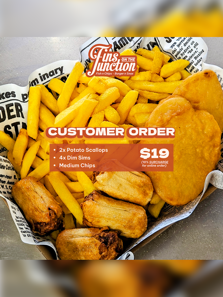 Menu, Fins on the Junction
