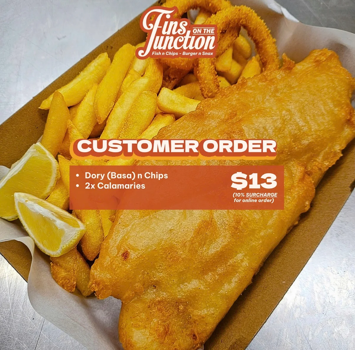Menu, Fins on the Junction