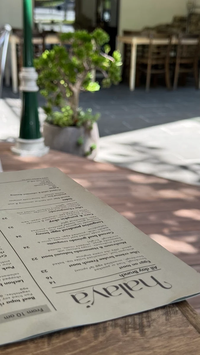 Menu, Halaya