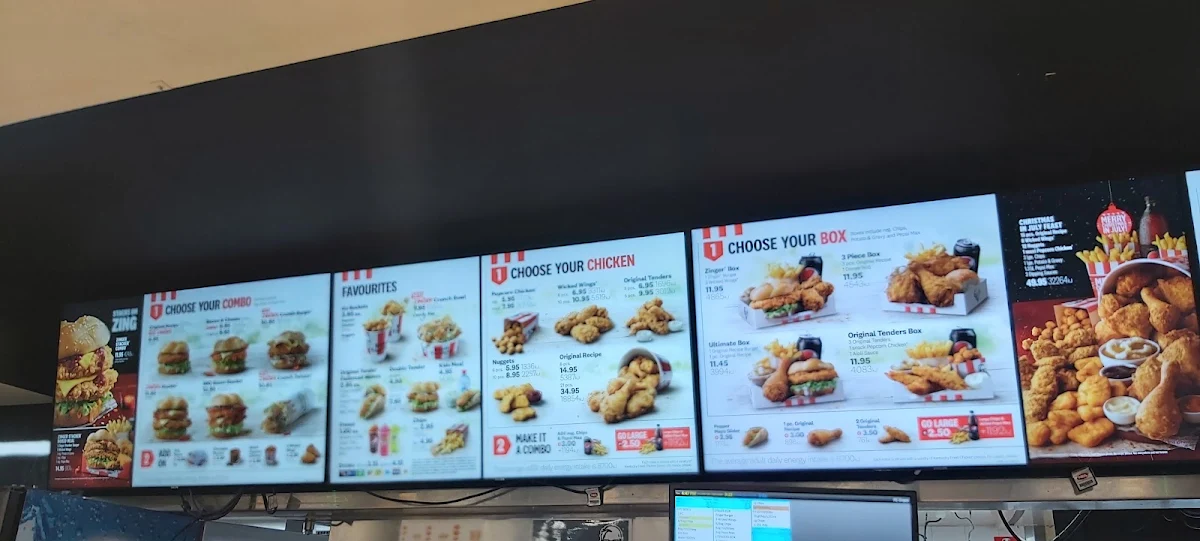 Menu, KFC Cooma
