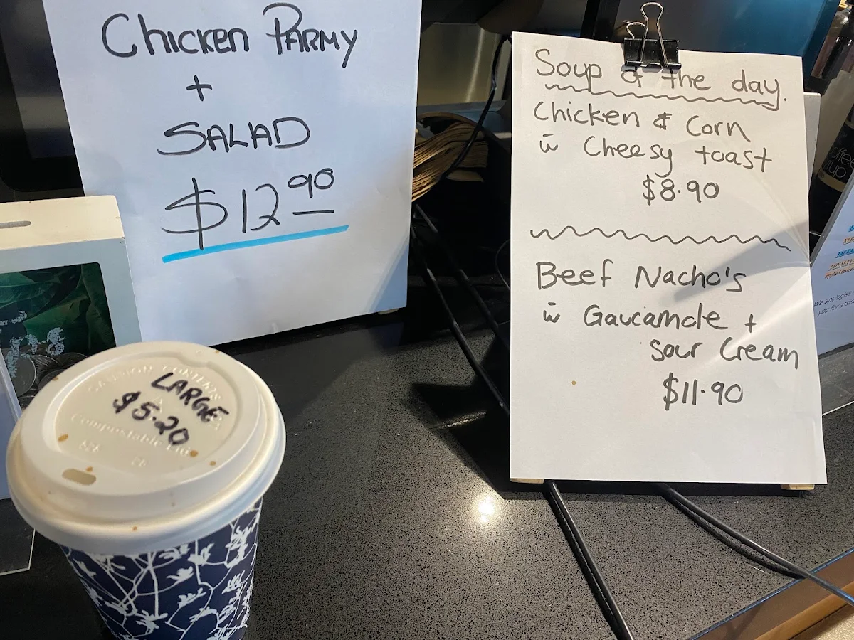 Menu, Saint John of God Public Cafe