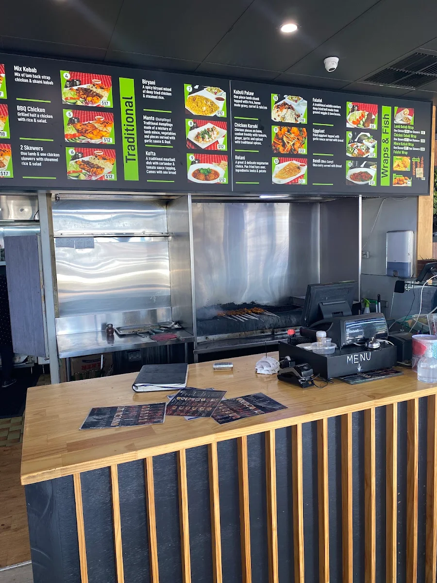 Menu, Salam Charcoal Kebab House