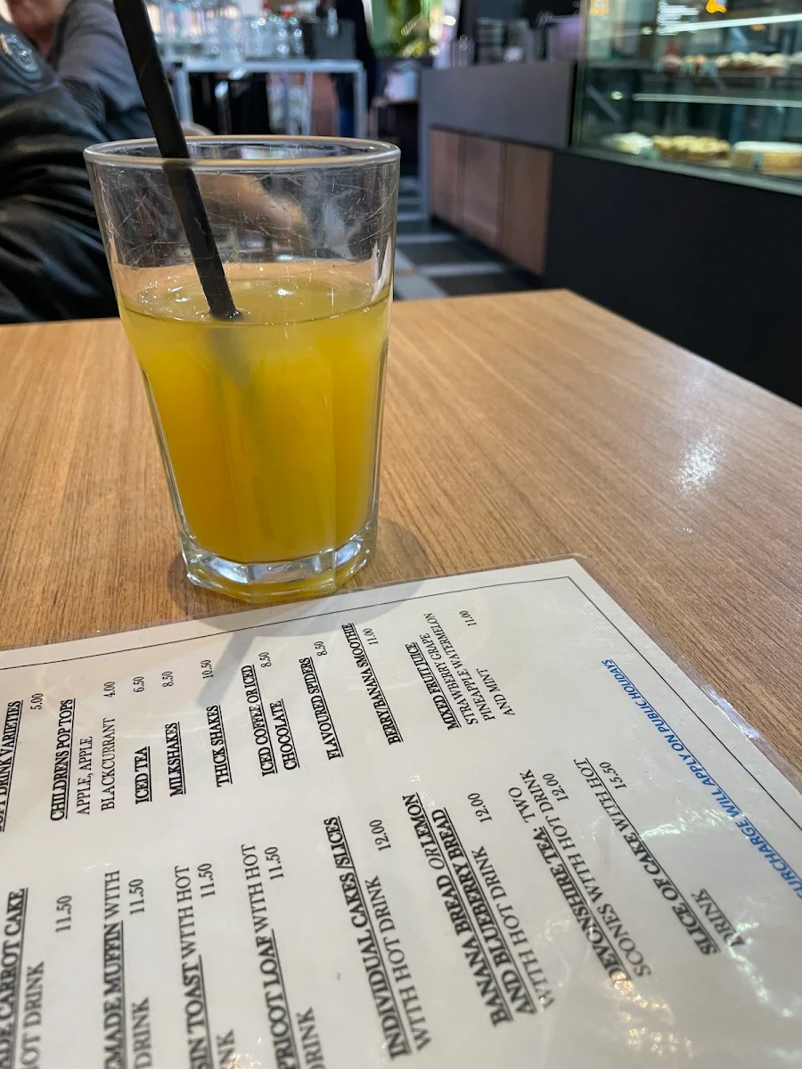Menu, Centreview Cafe