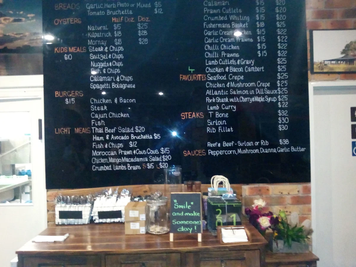Menu, Lawrence Tavern