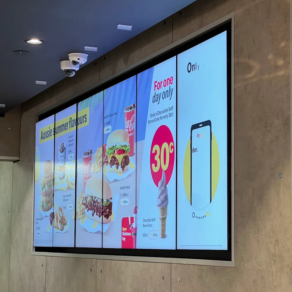 Menu, McDonald's Spearwood