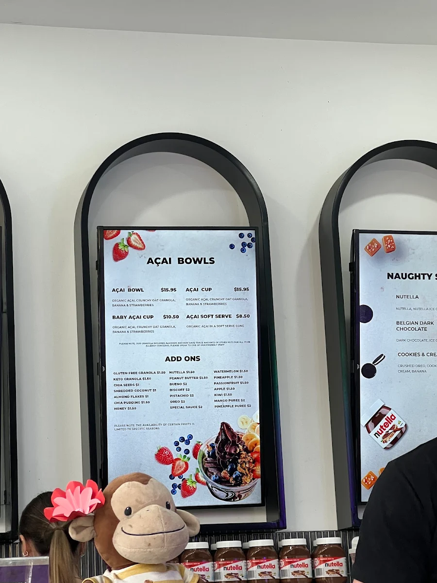 Menu, Thirsty Monkey