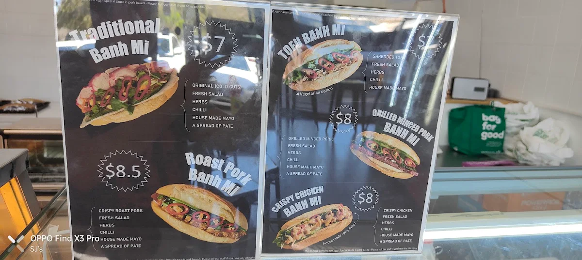 Menu, DJ's Willagee Lunch Bar