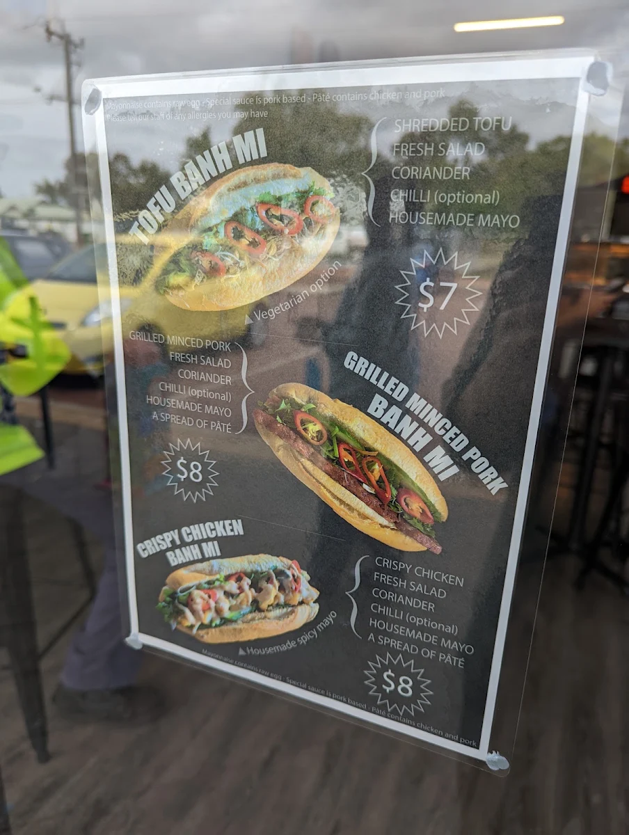 Menu, DJ's Willagee Lunch Bar