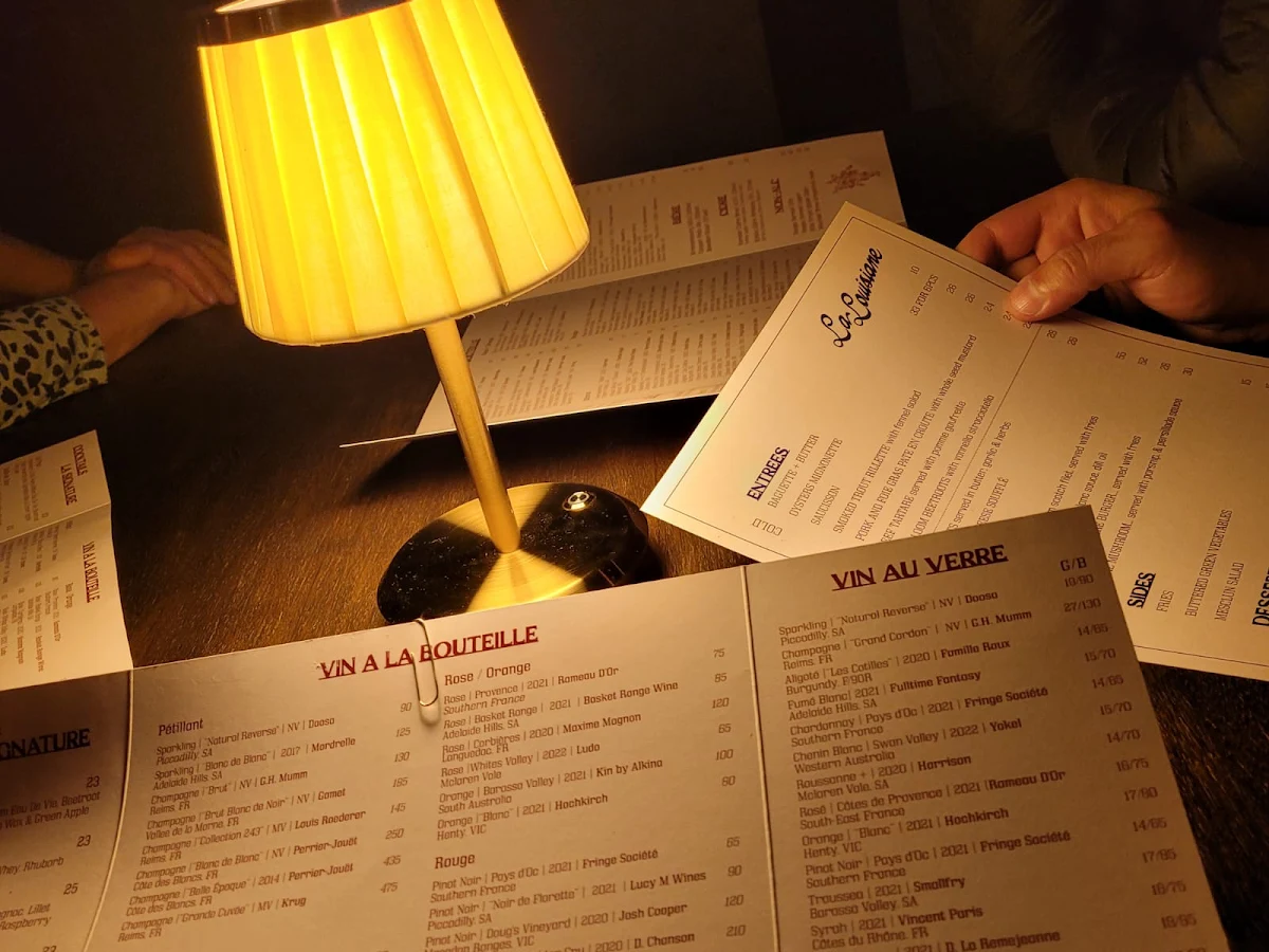 Menu, La Louisiane