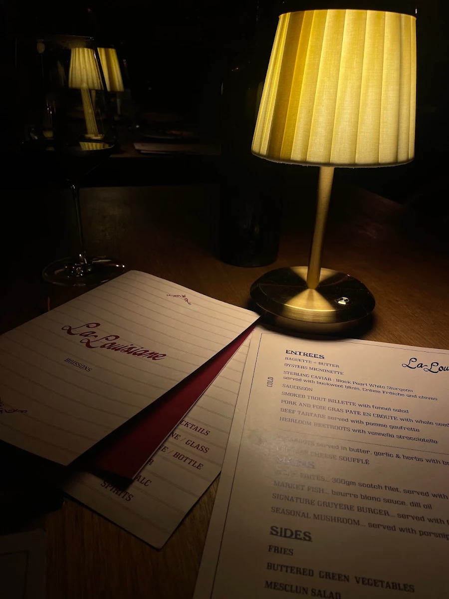 Menu, La Louisiane