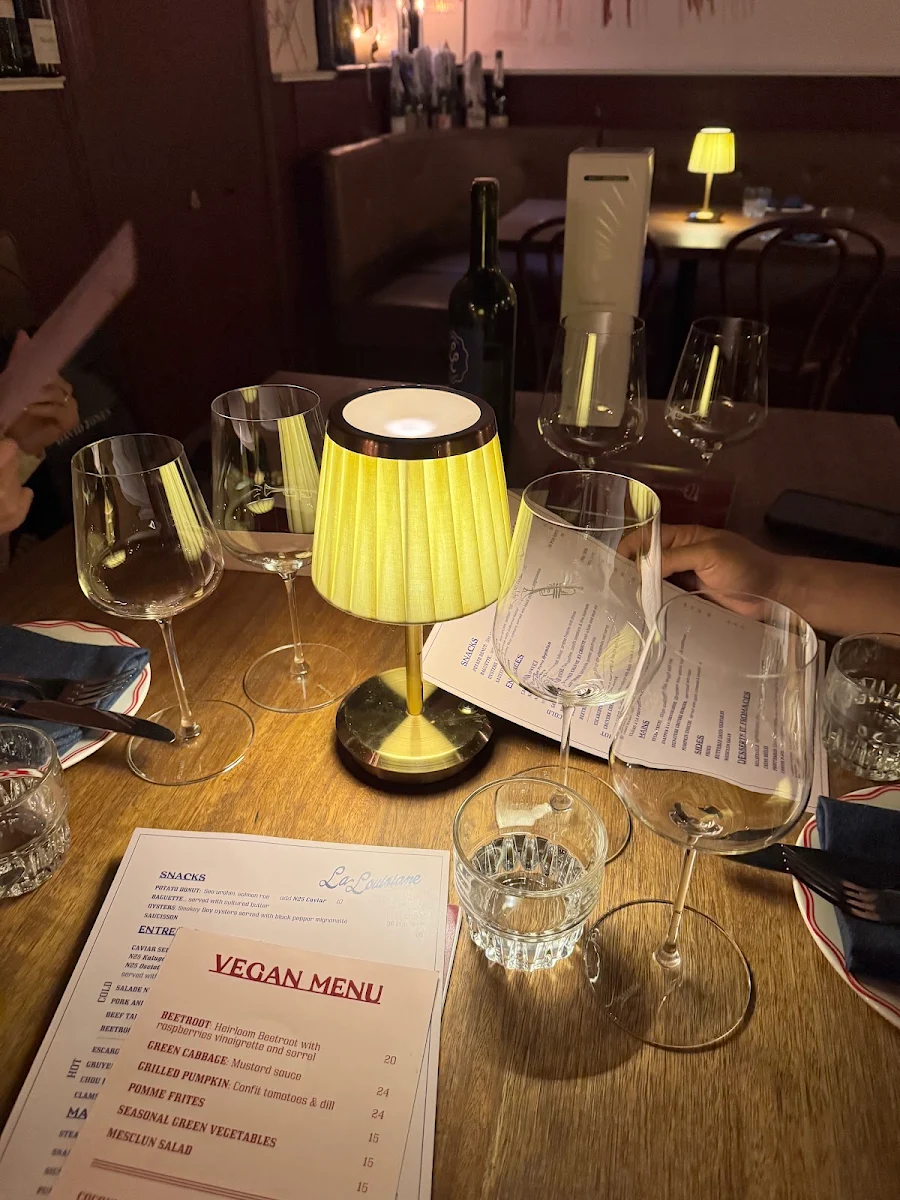 Menu, La Louisiane