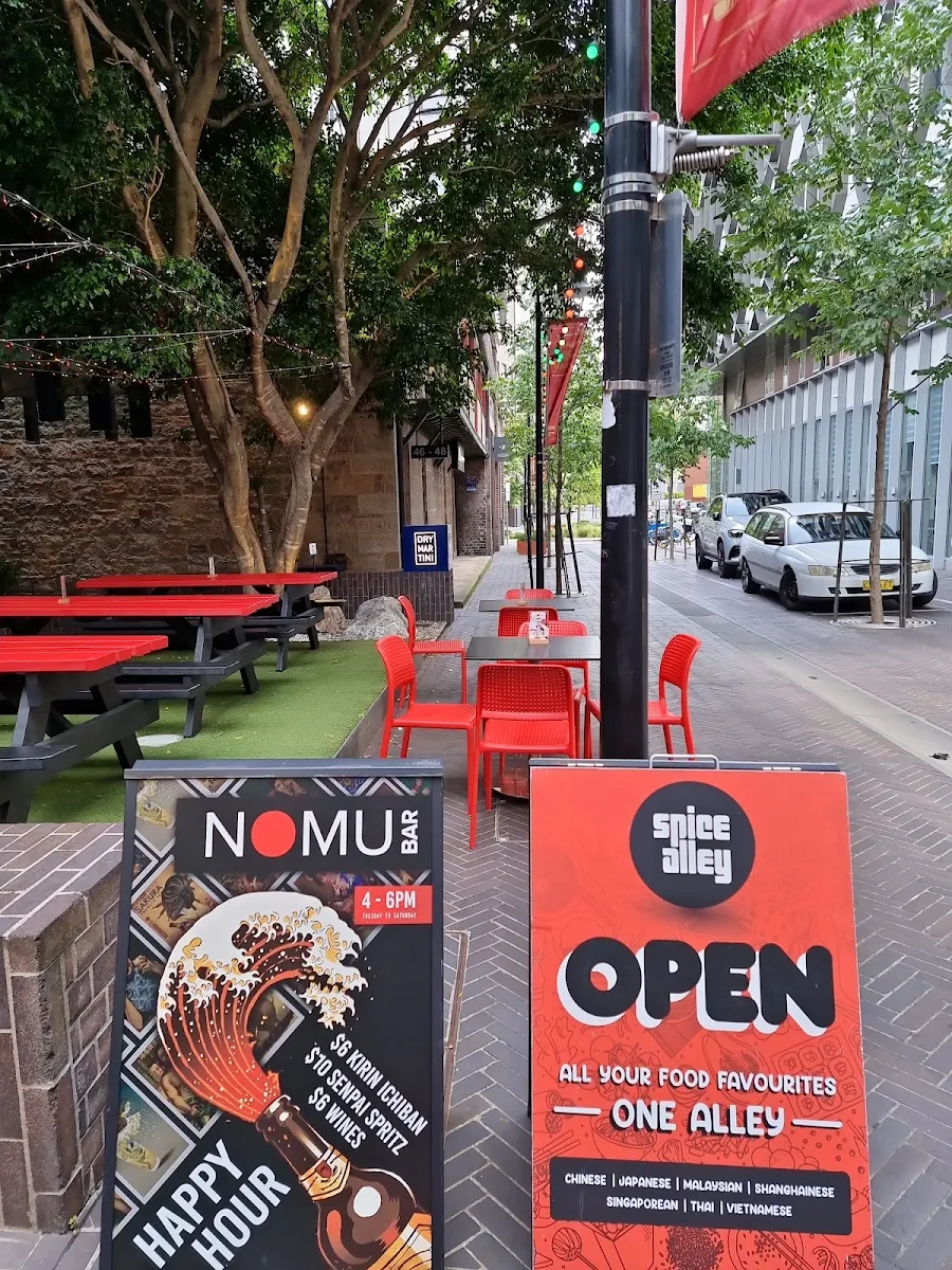 Menu, Nomu Bar Sydney