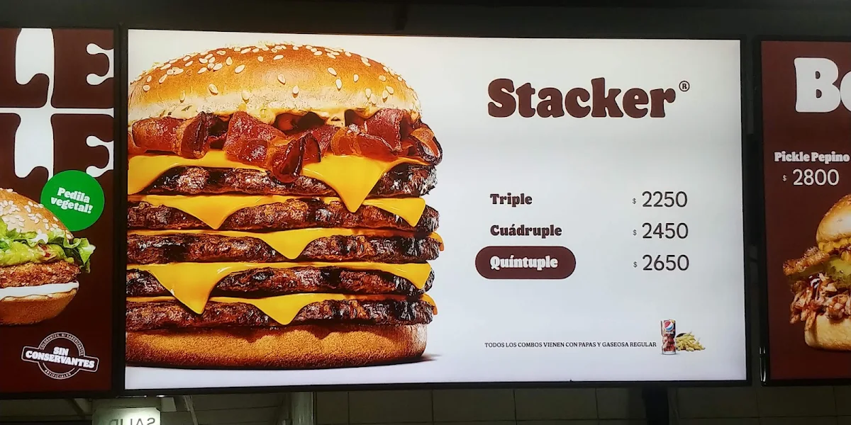 Menu, Hungry Jack's Burgers Blacktown