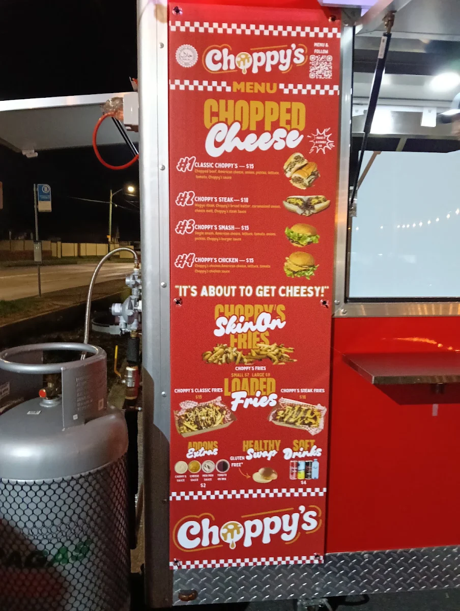 Menu, Choppy's