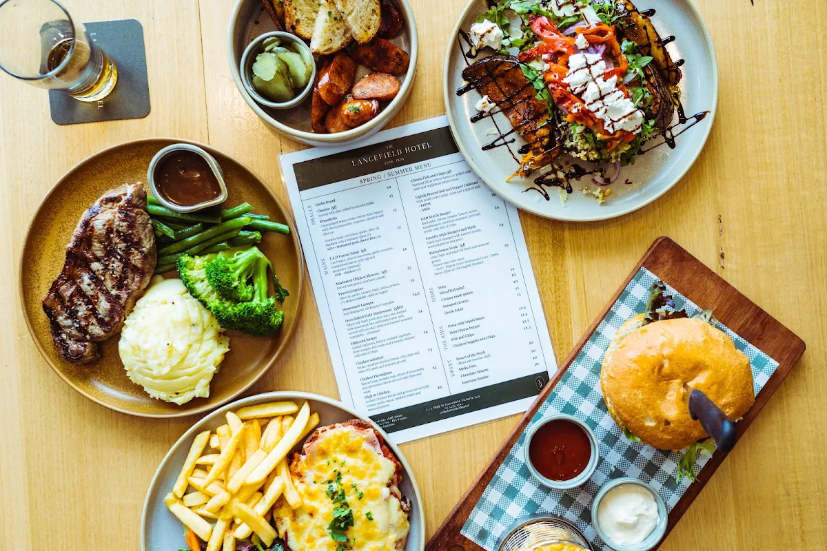 Menu, The Lancefield Hotel