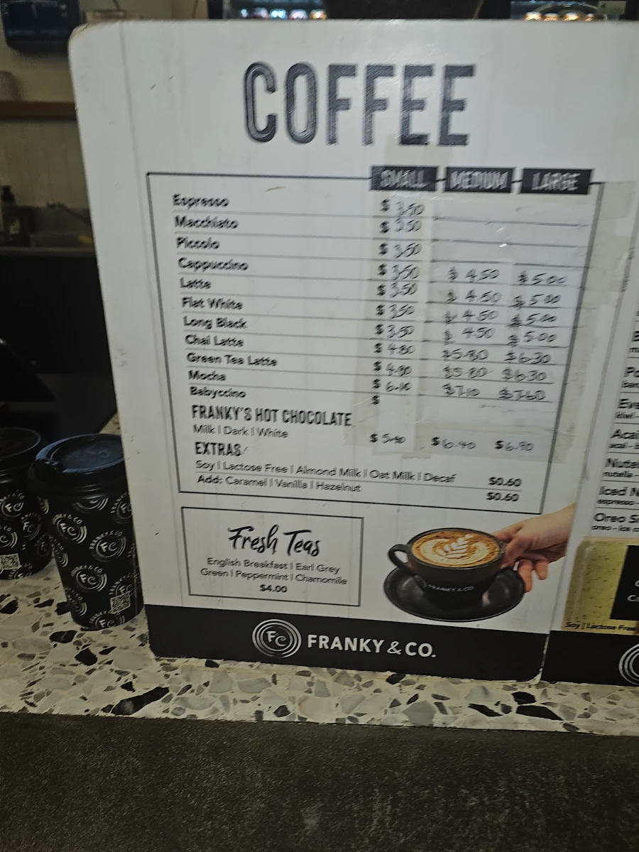Menu, Franky & Co
