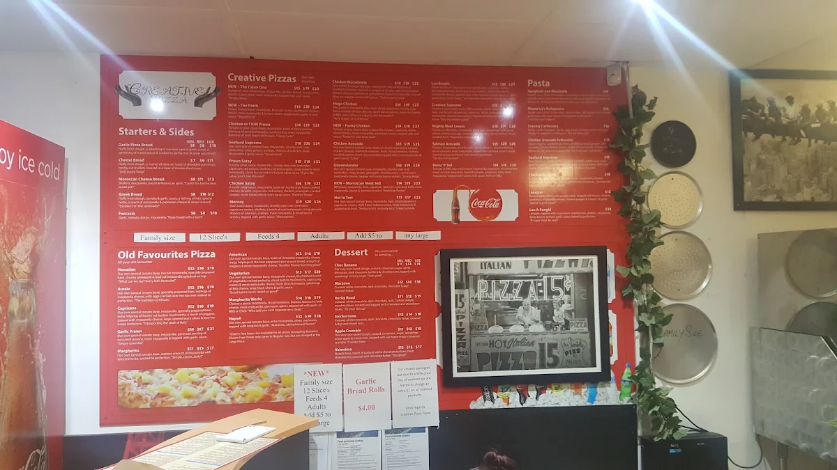 Menu, Proper Pizza Pasta and Ribs
