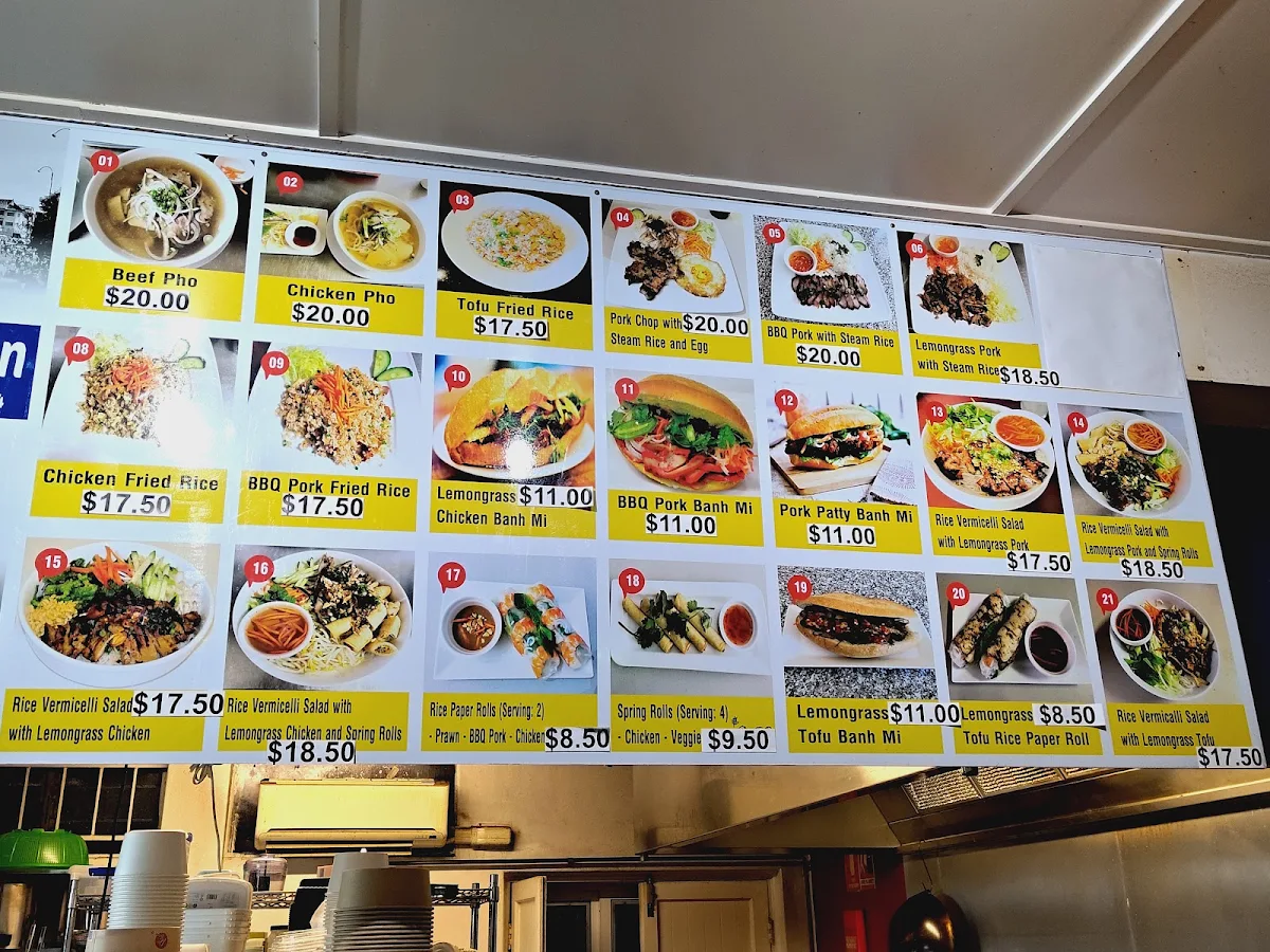 Menu, Urban Saigon