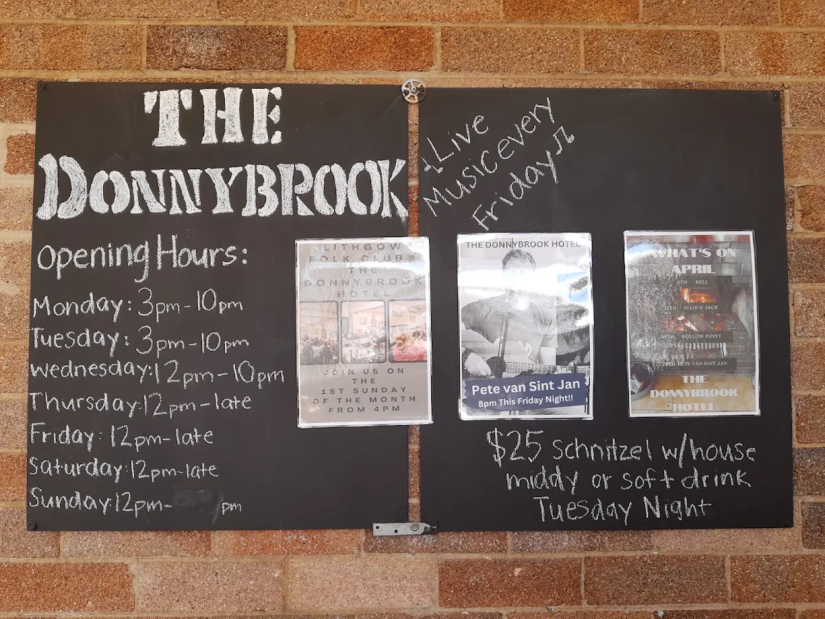 Menu, The Donnybrook