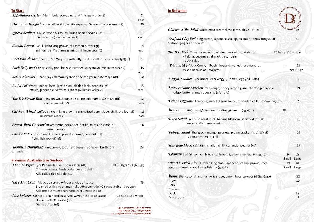 Menu photo 1
