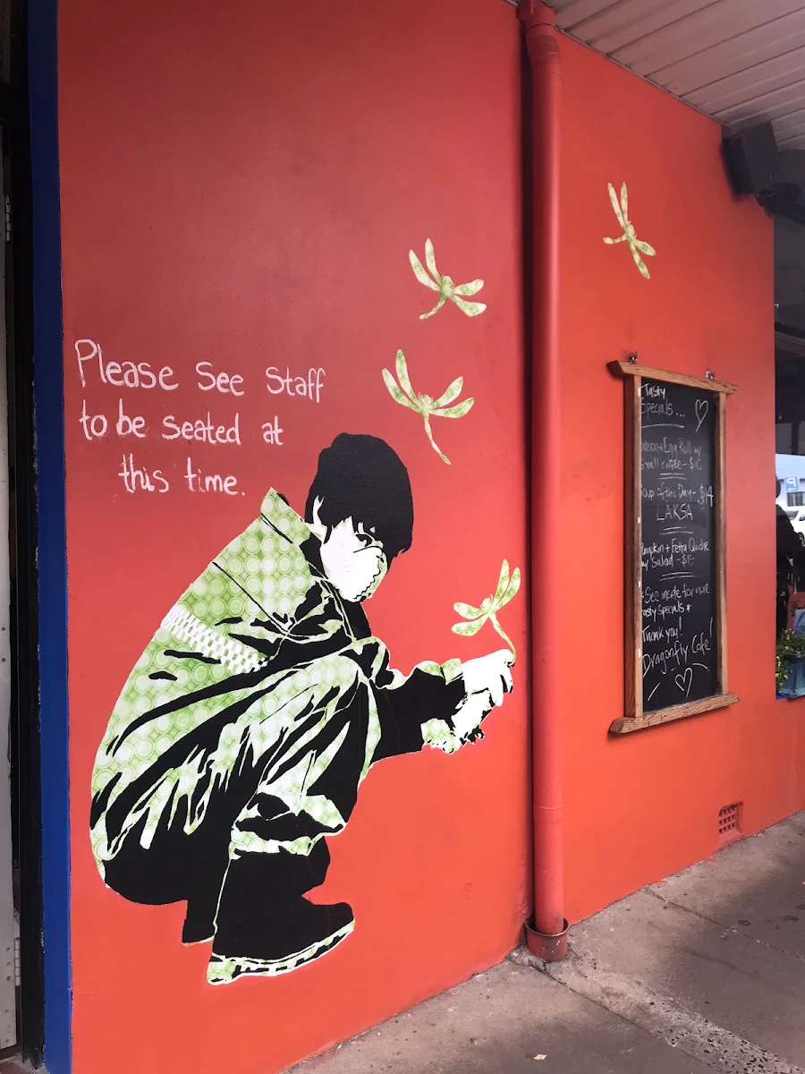 Menu, Dragonfly Cafe