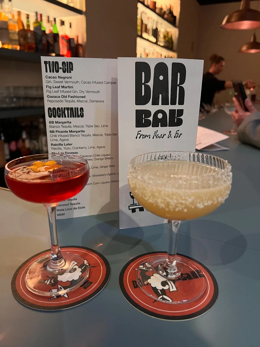 Menu, Bar Bar