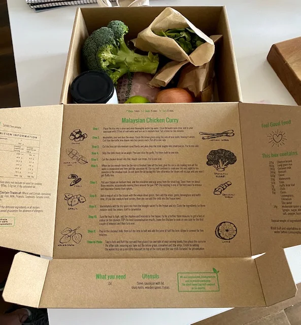 Menu, UrbanFarm Meals