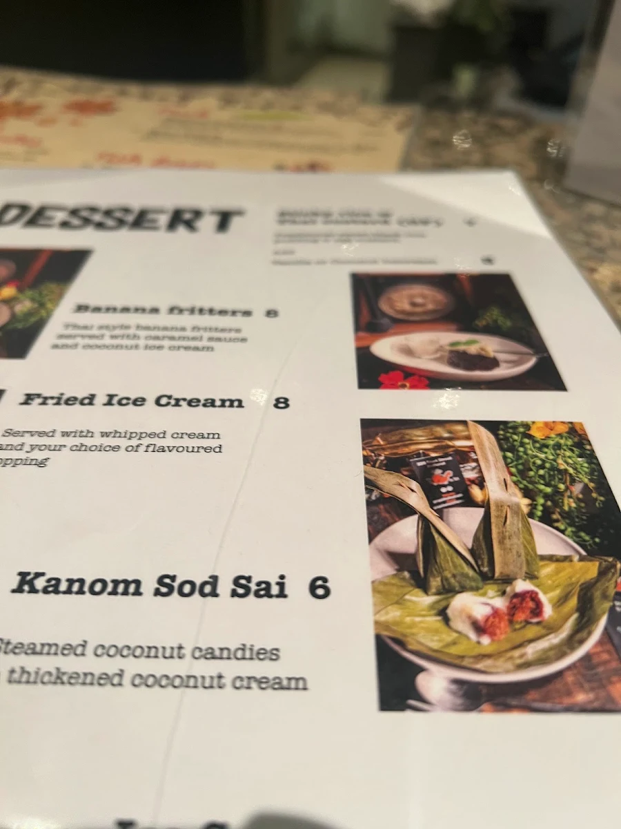 Menu, Brown Grain Thai Restaurant (Online Order Available)