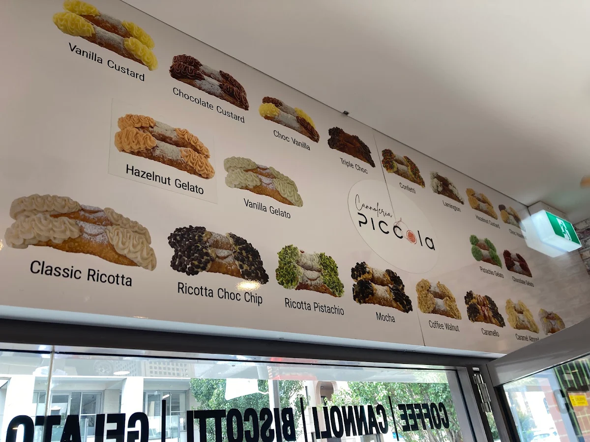 Menu, Cannoleria Piccola & The Piccola Edit