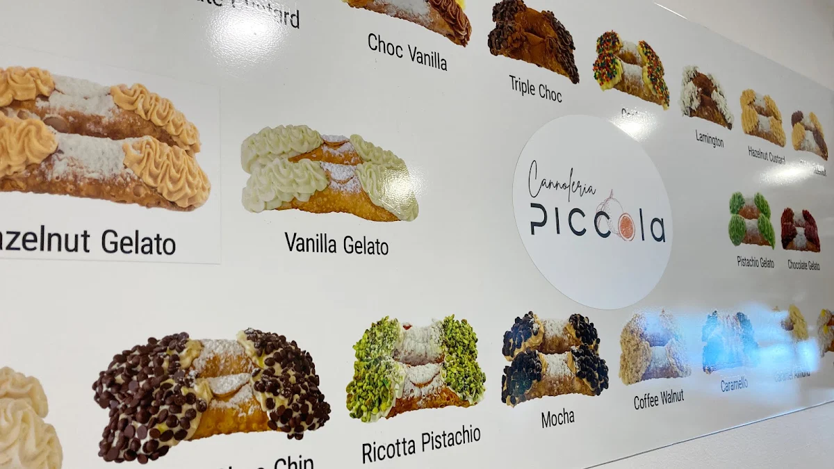 Menu, Cannoleria Piccola & The Piccola Edit