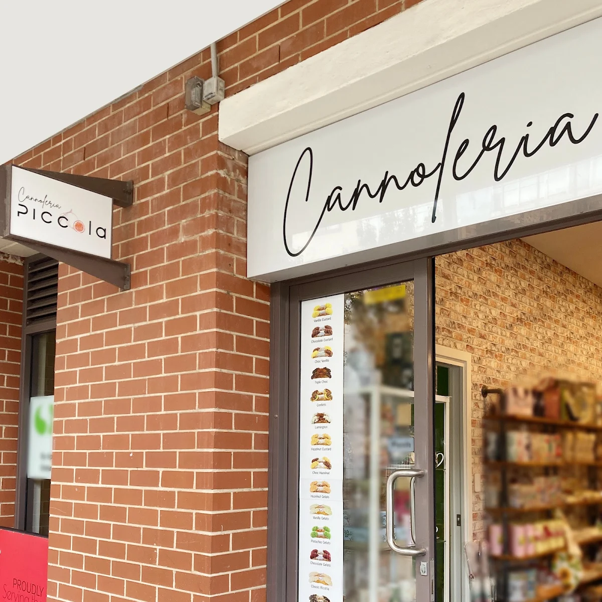 Menu, Cannoleria Piccola & The Piccola Edit