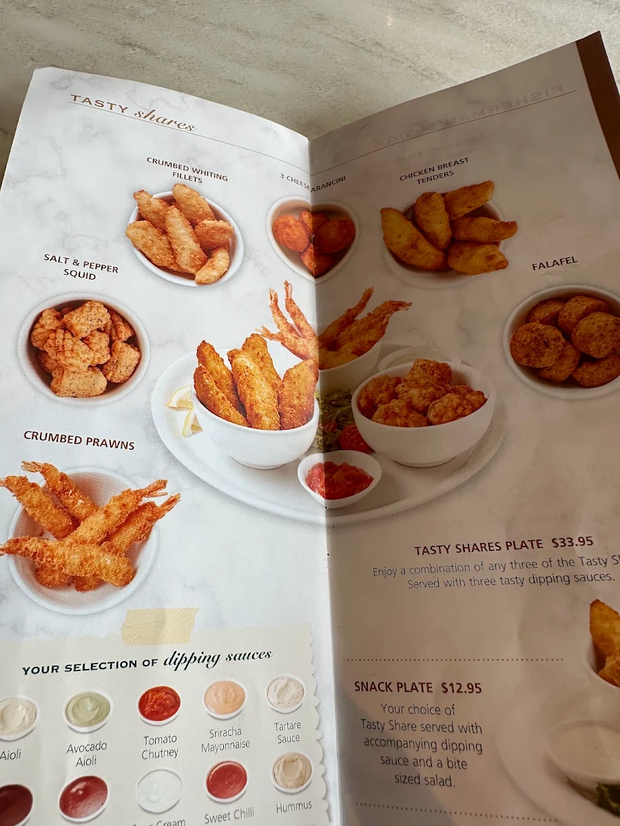 Menu, Dôme Café - Kingsley