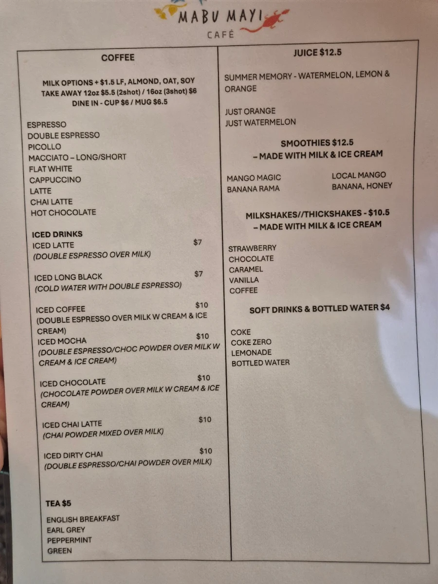Menu photo 1