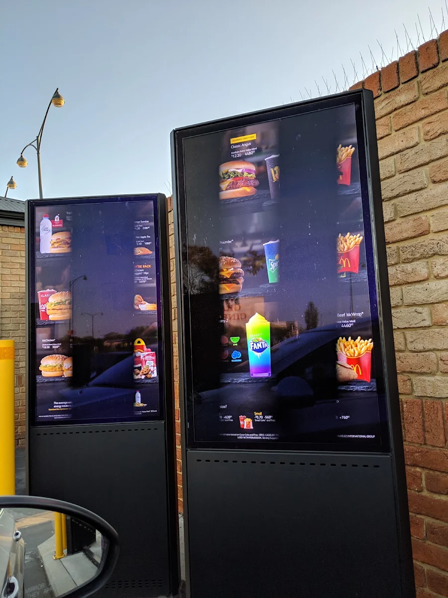 Menu, McDonald's Joondalup