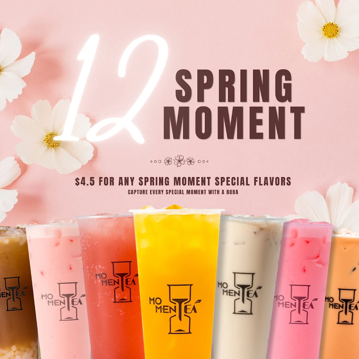 Menu, Momentea